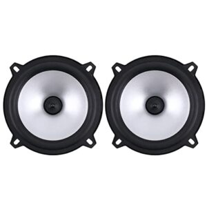 epathchina® 2pcs 5 inch 60w 2 way coaxial car speakers automobile hifi full range frequency sensitivity power loudspeaker
