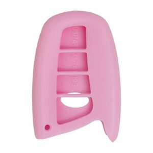 keyless2go replacement for new silicone cover protective case for select proximity smart keys sy5dmfna04 – pink