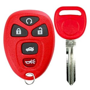 1x new replacement keyless entry remote control key fob compatible with & fits for gm chevy 22733524