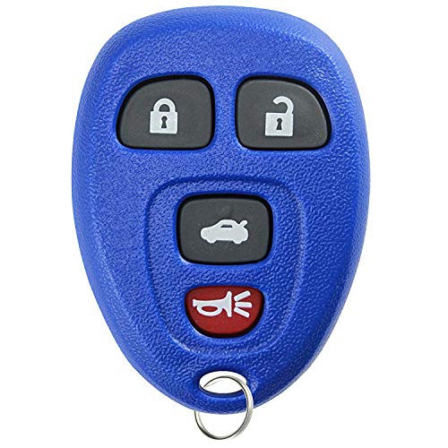 Keyless Entry Remote Navy Car Key Fob for Buick Cadillac Chevrolet (15912859, OUC60270)