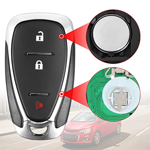 KRSCT Fits for Keyless Entry Remote Control Replacement Smart Key Proximity Fob Chevrolet Equinox 2018-2020/Chevrolet Sonic 2017-2019/Chevrolet Spark 2016-2020 FCC ID: HYQ4EA (315MHZ)