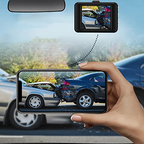 Yanvan Dash Camera for Cars, FHD 720P 2.0 Inch Mini Screen Car Dash Camera,Wide Angle Dashboard Camera Recorder with Night Vision,Loop Recording,Parking Monitor,Motion Detection