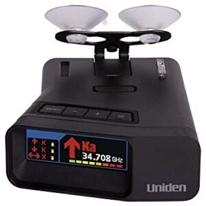 Uniden R7 EXTREME LONG RANGE Laser/Radar Detector, Built-in GPS w/ Real-Time Alerts, Dual-Antennas Front & Rear w/Directional Arrows, Voice Alerts, Red Light Camera and Speed Camera Alerts