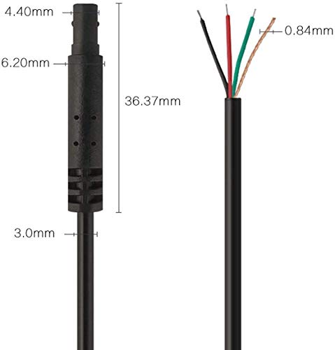 WOLFBOX G840H 20Feet Rear Camera Original Cord Cable (4 pin, 2.5mm), not Suitable for G840S / G880