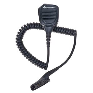 motorola original pmmn4076 pmmn4076a windporting remote speaker microphone with 3.5mm audio jack – compatible with xpr3300, xpr3500 series