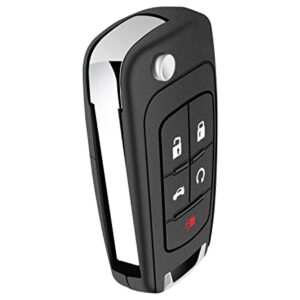 Keyless Entry Remote Fob Fits for Chevy Camaro Equinox 2010-2019/ Cruze 2011-2016/ Sonic 2012-2017/ Malibu 2014-2016/ GMC Terrain Buick Lacrosse Regal Verano Encore Replacement for P/N: OHT01060512