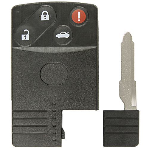 Keyless2Go Replacement for 4 Button Shell Case for Select Mazda BGBX1T458SKE11A01