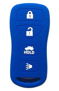 rpkey silicone keyless entry remote control key fob cover case protector replacement fit for fx35 fx45 g35 i35 q45 qx56 350z altima armada maxima quest sentra kbrastu15 28268-c991a 28268-zb700