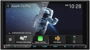 kenwood ddx9907xr 6.8″ cd/dvd receiver w/apple carplay and android auto