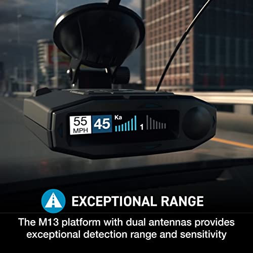 Escort MAX 360c MKII Laser Radar Detector - Dual-Band Wi-Fi and Bluetooth Enabled, 360° Directional Arrows, Exceptional Range, Shared Alerts, Drive Smarter App, Black