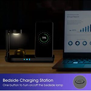 Wireless Charger Samsung, 3 in 1 Flodable Wireless Charging Station for Samsung Galaxy S22/S21/S20, Z Flip, Z Fold Series, Samsung Watch Charger for Galaxy Watch 5/4/3/Active 2, Galaxy Buds 2/Pro/+