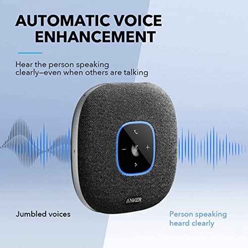 Anker PowerConf C200 2K USB Webcam & Anker PowerConf S3 Bluetooth Speakerphone Home Office Bundle, Look Bright in Low Light, Built-in Privacy Cover, App Control, Bluetooth 5, USB C Conference Speaker