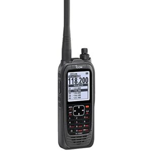 icom a25c handheld airband radio – communication channels only