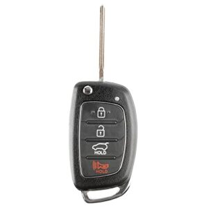 remote key fob 4btn flip for hyundai tucson (tq8-rke-4f25)