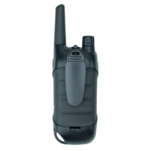 BTECH FRS-A1 2 Pack FRS Black Walkie Talkies, NOAA, High Output Two-Way Radio. USB-C Charging, Built in Flashlight, FM Radio, NOAA, and More