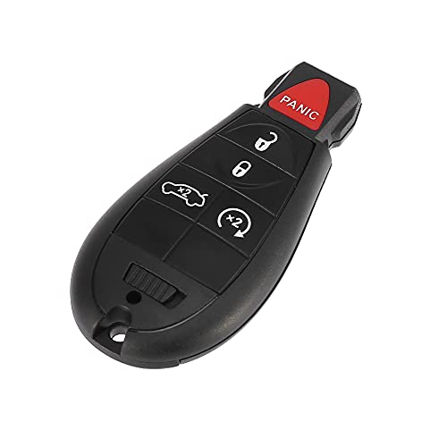 X AUTOHAUX Replacement Keyless Entry Remote Car Key Fob 433Mhz 5 Buttons for Dodge Dart 2013-2016