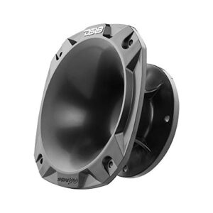 DS18 PRO-HP52/BK 2" Exit Horn Waveguide Plastic Horn - 2.6" Depth Shorter Style - Fits Most Bolt on Compression Drivers - UV Resistant - Black Color (Single)