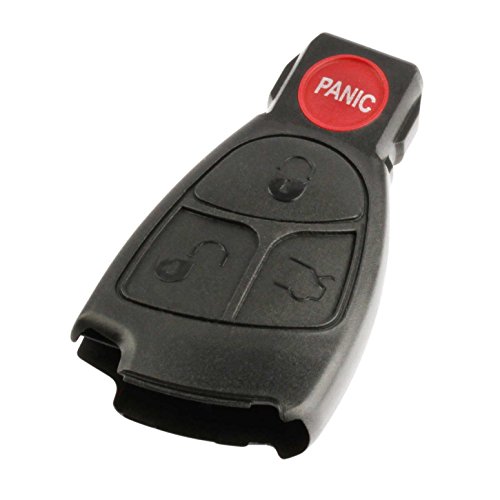 Key Fob Keyless Entry Remote Shell Case & Pad fits C Class, CLK, CLS, E Class, G Class, SLK Class, AMG