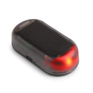 powstro solar car alarm led light – simulate imitation security system warning theft flash blinking lamp (car alarm led light)