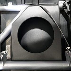 UTV Stereo Can-Am X3 Low Profile Passenger 10" Sub Box - Sub woofer Encloser for Maverick X3