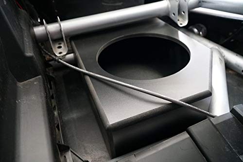 UTV Stereo Can-Am X3 Low Profile Passenger 10" Sub Box - Sub woofer Encloser for Maverick X3