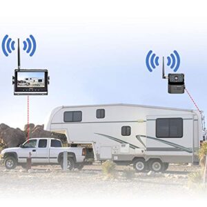 Haloview Handy 7 Wireless Backup Rear View Hitch Camera and Monitor System for RV/Trailer/Pickup