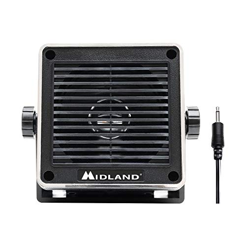 Midland – 21-404C Retro External Speaker – Compatible with CB and MicroMobile Radios – 6 Watts of Power with Swivel Base Bracket