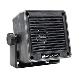 Midland – 21-404C Retro External Speaker – Compatible with CB and MicroMobile Radios – 6 Watts of Power with Swivel Base Bracket