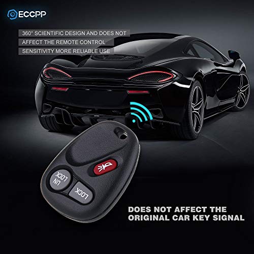 ECCPP Keyless Entry Remote Key Fob for Chevy Silverado Blazer S10 Suburban Tahoe/for GMC Sierra Sonoma Yukon/Bravada Series KOBUT1BT (Pack of 1)