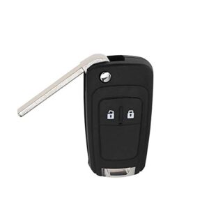 2 bottons remote key fob key case key fob replacement compatible with opel astra j corsa e key