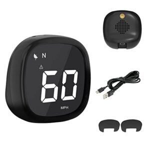 RALBIL Digital GPS Speedometer MPH - Multifunction Car HUD Head Up Display with Fatigue Driving Alarm, Overspeed Alarm and Speed Unit Switching KM/H or MPH for All Vehicle