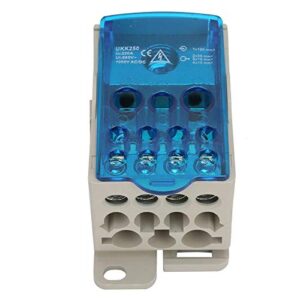 250A Din Rail Distribution Box，Terminal Block Distribution Box，Universal Power Junction Box Block Distribution Box