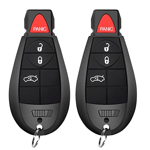 Key Fob Replacement Compatible for Dodge Ram 1500 2500 3500 Truck Pickup 2009 2010 2011 2012 Charger Journey Challenger Grand Caravan Keyless Entry Remote Start Control