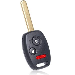 key fob remote replacement fits honda cr-v 2007 2008 2009 2010 2011 2012 2013/cr-z 2007- 2014 2015/fit/insight/accord coupe/crosstour mlbhlik-1t keyless entry remote control 35111-swa-306