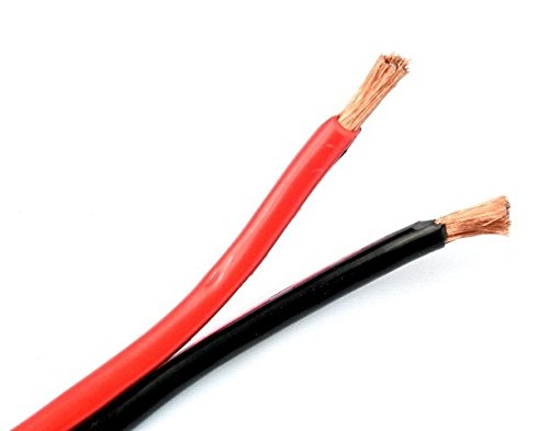 8 Gauge 6 Feet Red Black Speaker Wire Copper Mix Power Ground Car Home Audio