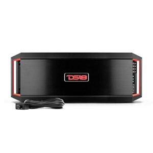 ds18 gen-x2000.4 car audio amplifier 4-channel class a/b 2000 watts max multichannel amp – bass remote knob included – lightweight design – high efficiency rate