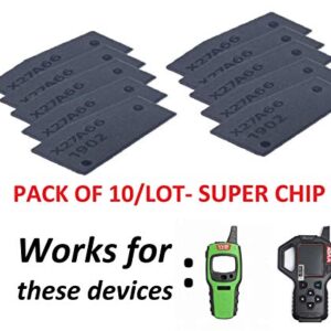 Pack of 10 VVDI Super Transponder Chip Convertible Clone XT27A01 XT27A66 Transponder Clone for VVDI VVDI2 Mini Key Tool Bundle ID46 40 43 4D 8C 8A T3 47