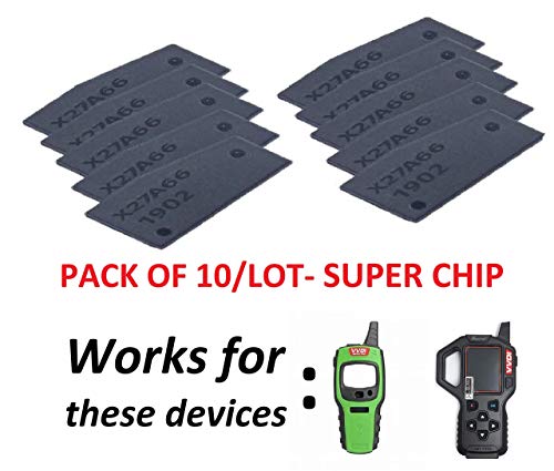 Pack of 10 VVDI Super Transponder Chip Convertible Clone XT27A01 XT27A66 Transponder Clone for VVDI VVDI2 Mini Key Tool Bundle ID46 40 43 4D 8C 8A T3 47