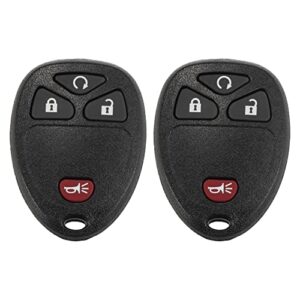 x autohaux 2pcs 315mhz ouc60270 15913421 keyless entry remote car key fob for chevrolet silverado for gmc sierra 1500 2500 3500 2007-2013 4 buttons