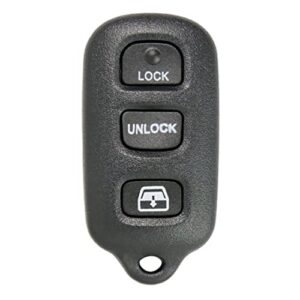keyless2go replacement for new keyless entry remote car key fob 4 button fcc hyq12bbx hyq12ban