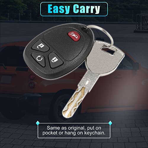 X AUTOHAUX 315MHz KOBGT04A Keyless Entry Remote Car Key Fob for Chevy Uplander 05-08 HHR 06-11 for Pontiac Montana 2005-2006 for Buick Terraza for Saturn Relay 05-07 15114374 4 Buttons