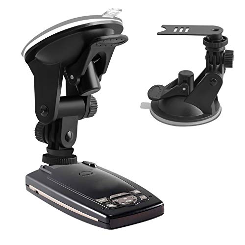 YeeBeny Suction Radar Detector Mount, Windshield & Dashboard Radar Holder Compatible with Escort Passport 9500i 7500 X50 X70 X80 Solo SC S2 S3 s75 Beltronics RX65 GX65 Red (Not for Escort IX & MAX)