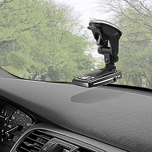 YeeBeny Suction Radar Detector Mount, Windshield & Dashboard Radar Holder Compatible with Escort Passport 9500i 7500 X50 X70 X80 Solo SC S2 S3 s75 Beltronics RX65 GX65 Red (Not for Escort IX & MAX)