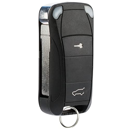 Keyless Entry Remote 2btn Flip Key Fob for Porsche (KR55WK45032, KR55WK45022)