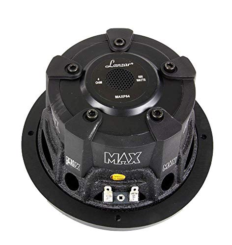 Lanzar MAXP64 MaxPro Series Small 4Ω Subwoofer (6.5", 600 Watts)