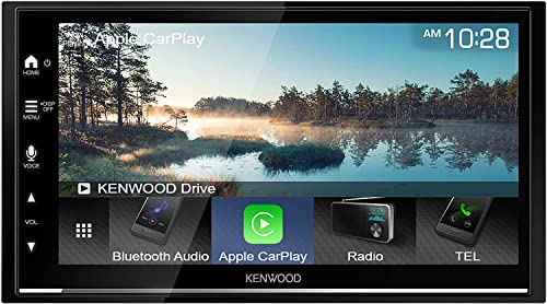 KENWOOD DMX7709S 6.8-Inch Capacitive Touch Screen, Car Stereo, CarPlay and Android Auto, Bluetooth, AM/FM Radio, MP3 Player, USB Port, Double DIN, 13-Band EQ Plus CMOS-230 Rearview Camera