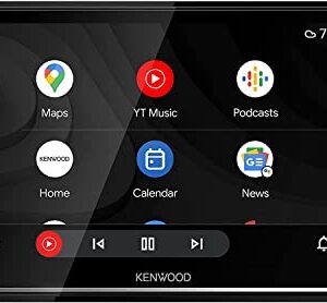 KENWOOD DMX7709S 6.8-Inch Capacitive Touch Screen, Car Stereo, CarPlay and Android Auto, Bluetooth, AM/FM Radio, MP3 Player, USB Port, Double DIN, 13-Band EQ Plus CMOS-230 Rearview Camera