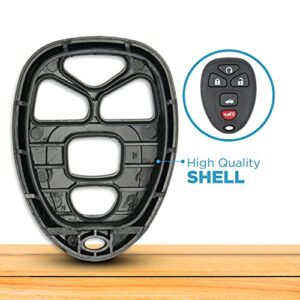 Keyless2Go Replacement for New Shell Case and 5 Button Pad for Remote Key Fob with FCC KOBGT04A - Shell ONLY