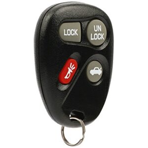 car key fob keyless entry remote fits 2001-2005 chevy impala monte carlo / 2004 pontiac grand prix (koblear1xt, 10443537)