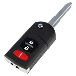 Key Fob fits Mazda 2 / Mazda 5 / CX-7 / CX-9 Flip Keyless Entry Remote (BGBX1T478SKE125-01)